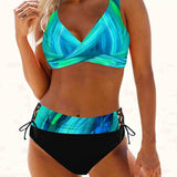 Earle | Farverig bikinibadedragt