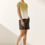 Linned Cutout Turtleneck Top QUINN