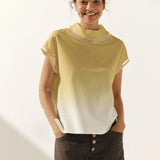 Linned Cutout Turtleneck Top QUINN