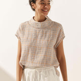 Linned Cutout Turtleneck Top QUINN