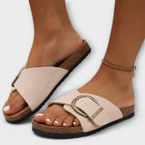 Joanna | Stilfulde Buckle Slide Sandaler