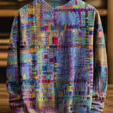 Marrakech Patchwork Strik — Pullover Sweater