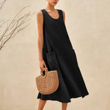 100% Linned Swing Strand Tankkjole GIANA