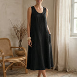 100% Linned Swing Strand Tankkjole GIANA