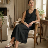 100% Linned Swing Strand Tank Kjole GIANA