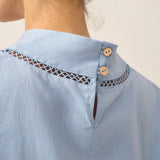Linned Cutout Turtleneck Top QUINN
