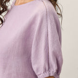 Viveka Bluse Med Blondekant