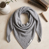 100% Merino Uld Strikket Trekantscraf