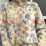 Annora | Blomstrende Turtleneck Sweater