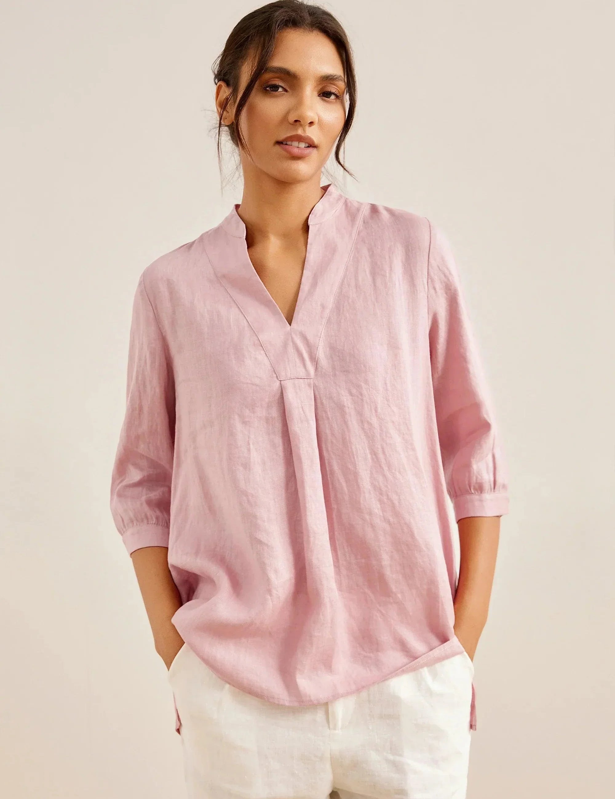100% Linned Skjorte JOANNA