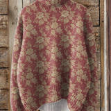 Constance | Blomster Turtleneck Sweater