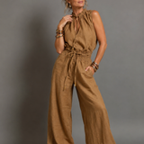 Jette Uden Ærmer Jumpsuit Med Bredde Ben