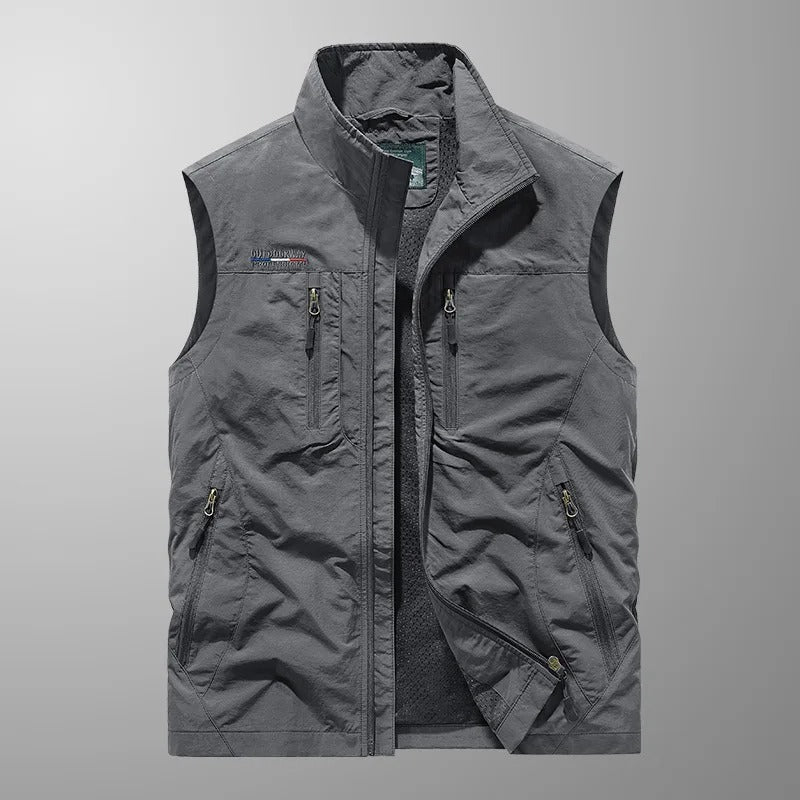 Aksel | Let og åndbar utility-vest med flere lommer