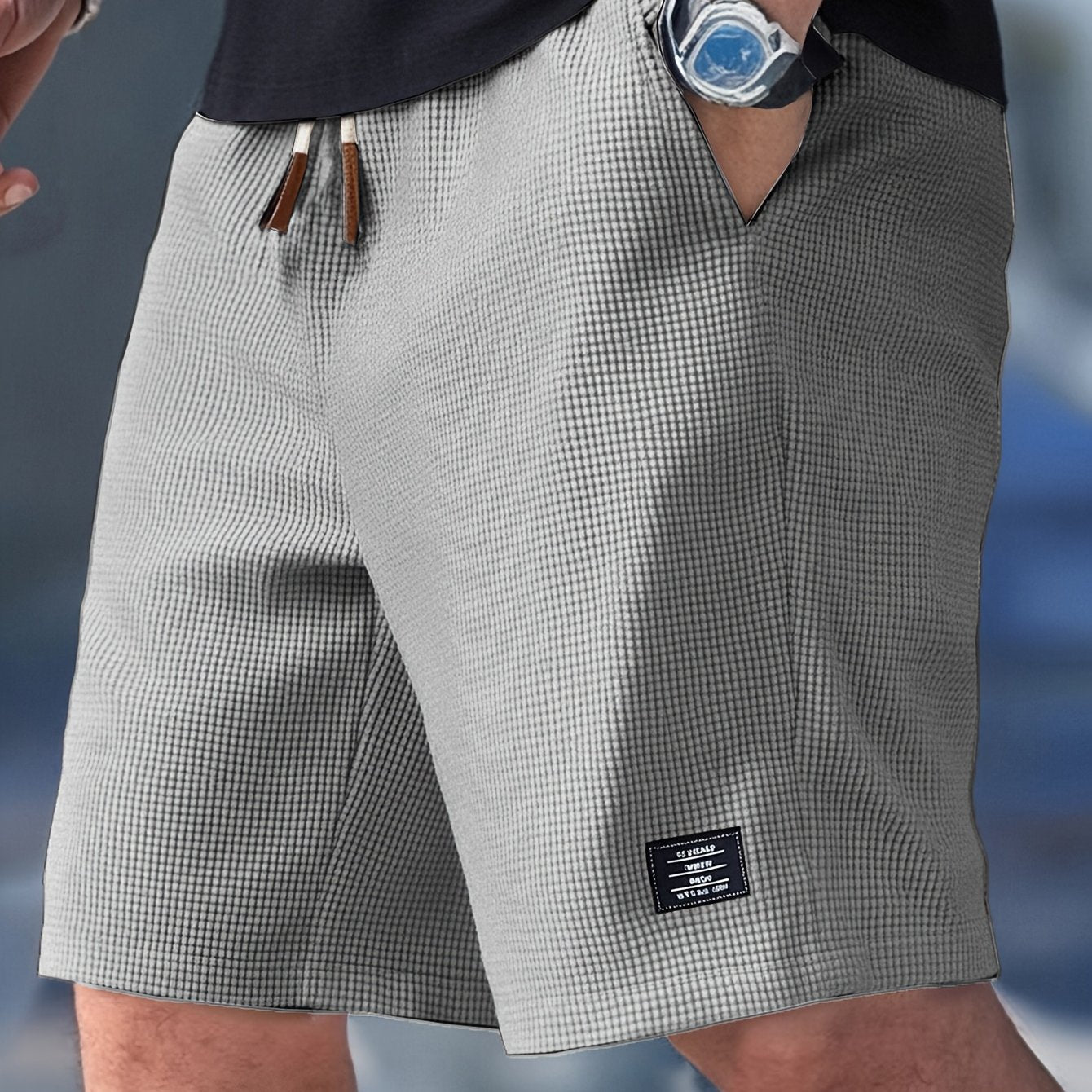 Magnus | Shorts med elastisk talje og snøre