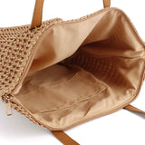 Vævet Tapered Tote Bag
