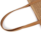 Vævet Tapered Tote Bag