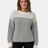 Rachael | Pullover med Rund Hals i Farveblokke