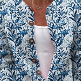 Tiverly™ | Vintage Blomster Knap-Front Cardigan