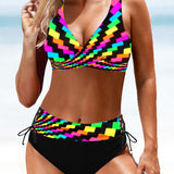 Earle | Farverig bikinibadedragt