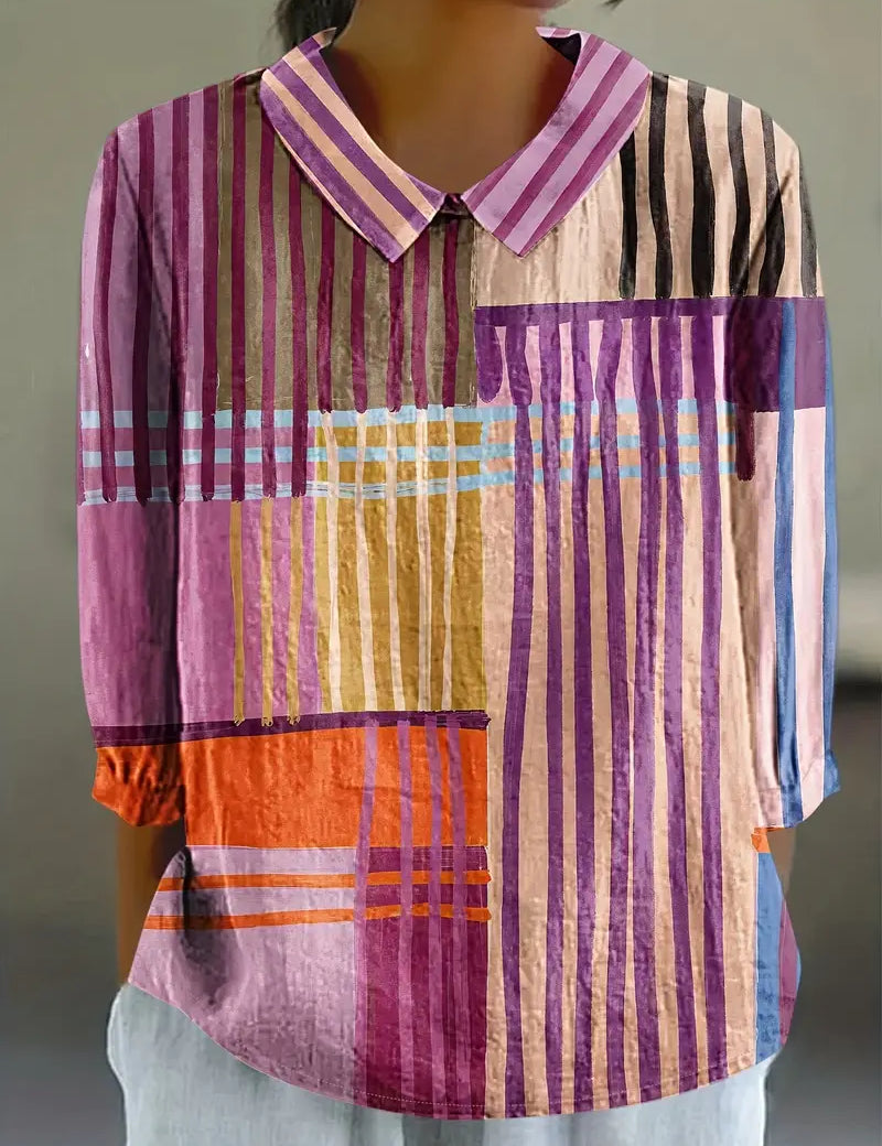 Sofia™ | Farverig og komfortabel bluse