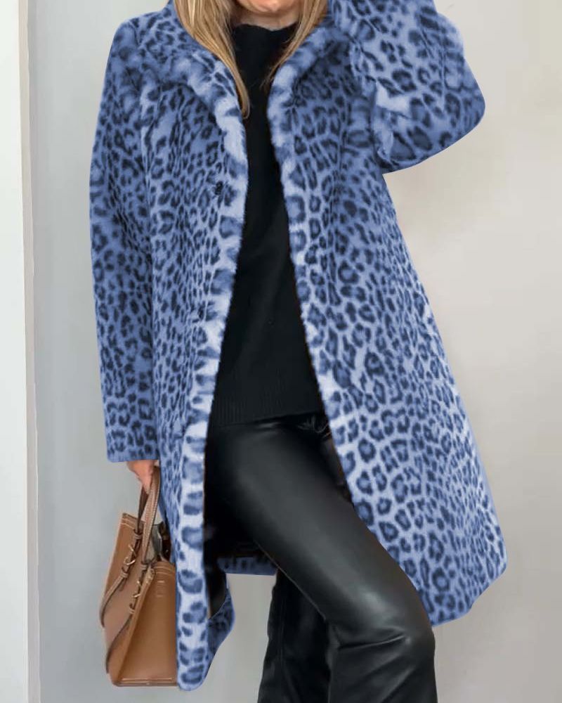 Lysandra™ Elegant Leopard Jakke