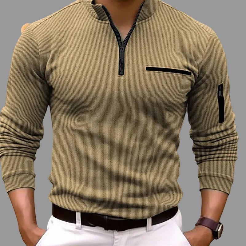 Johan | Polo med lynlås