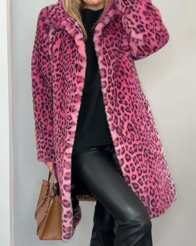 Lysandra™ Elegant Leopard Jakke