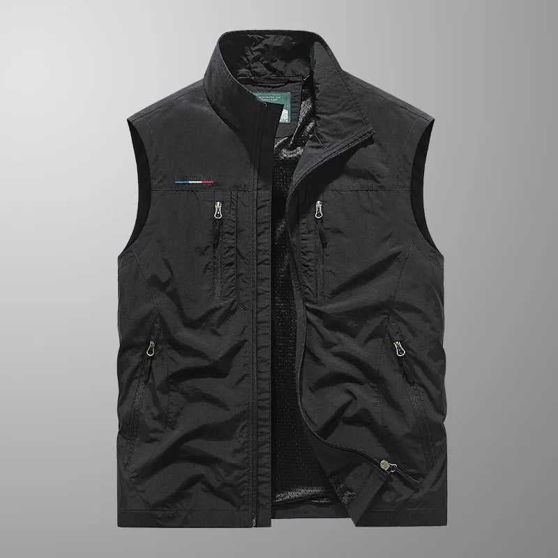 Aksel | Let og åndbar utility-vest med flere lommer