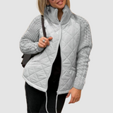 Carina™ Uld Patchwork Dunjakke