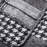 MØRK™ | Patchwork Tweed Vest med Herringbone-mønster