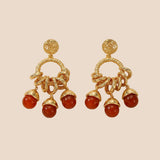 Vintage Frugt Charm Statement Øreringe