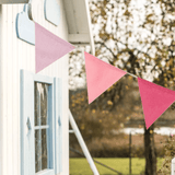 Bæredygtige Linned-Look Bunting Flag