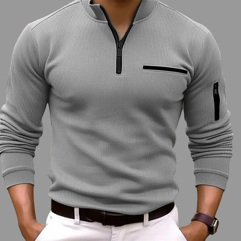 Johan | Polo med lynlås