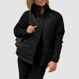 Carina™ Uld Patchwork Dunjakke