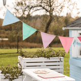 Bæredygtige Linned-Look Bunting Flag
