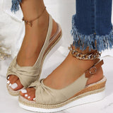 Penelope - Ortodontiske Peep-Toe Sandaler