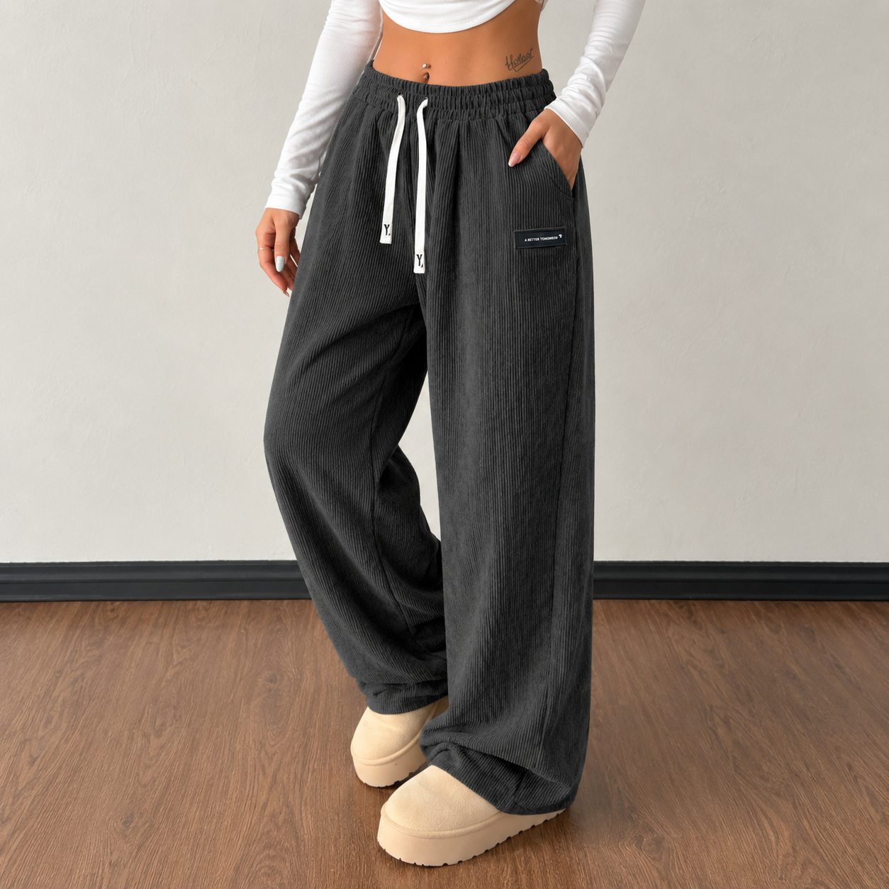 Livia Komfortabel Bred Bukser