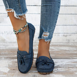 Jade – Klassiske Loafers med Frynse Detalje