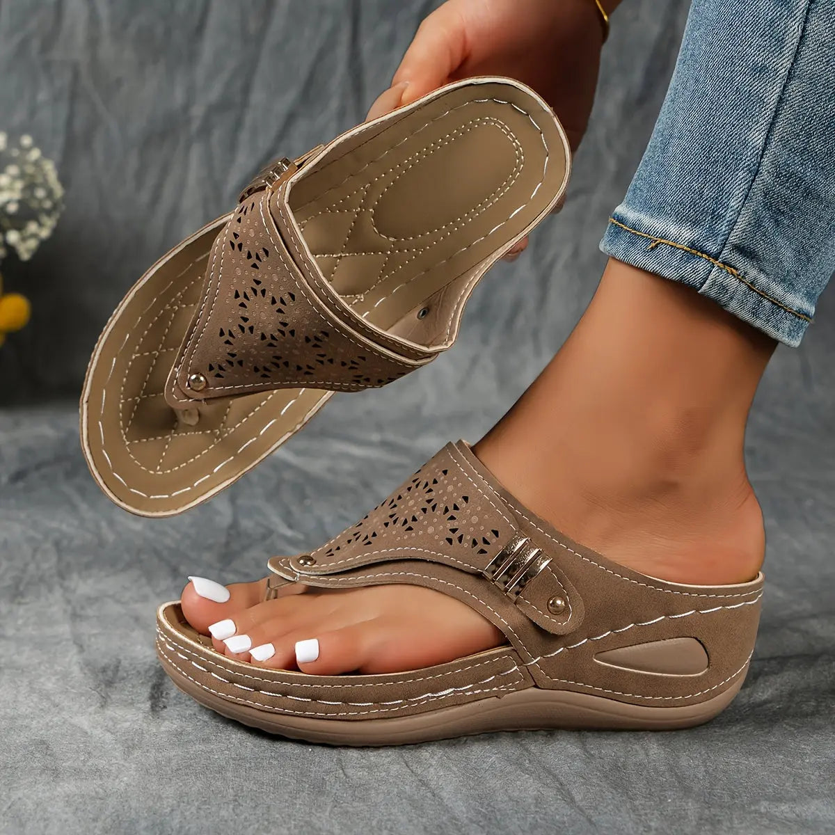 Morrie – Wedge Toe Sandaler til Kvinder