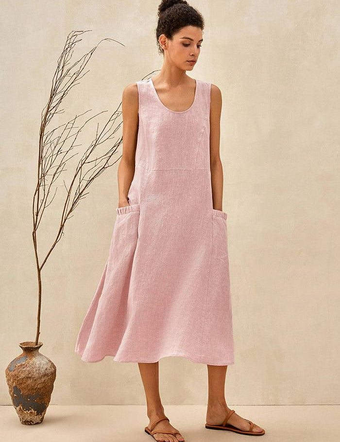 100% Linned Swing Strand Tankkjole GIANA