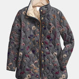 Niva | Vintage Blomstret Quiltet Jakke