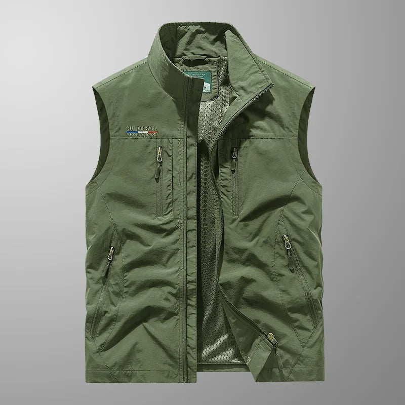 Aksel | Let og åndbar utility-vest med flere lommer