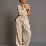 Jette Uden Ærmer Jumpsuit Med Bredde Ben