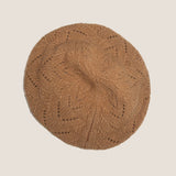 100% Uld Håndstrikket Beret