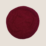 100% Uld Håndstrikket Baret