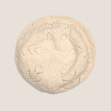 100% Uld Håndstrikket Beret