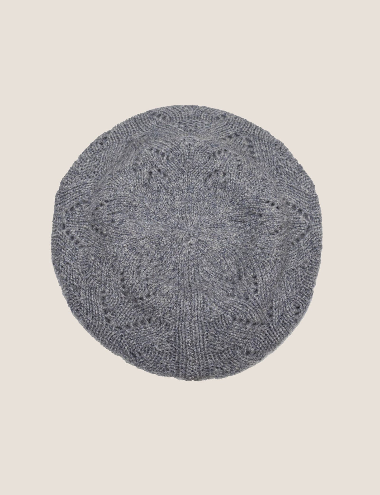 100% Uld Håndstrikket Beret