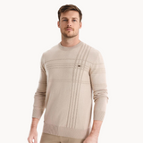 Beeckhoven™ | Bomulds Herretrøje Med Stribet Design