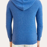Cashmere Strik Zip Vest - Azur Blå