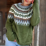 Nelleke | Varm sweater med vintermønster